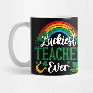 Luckiest Teacher Ever St Patricks Day Mug